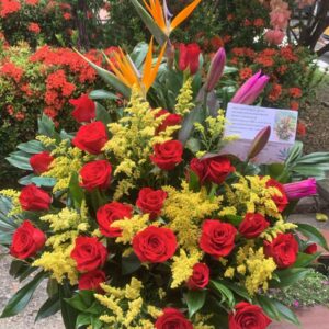 Base de Madera Rosas