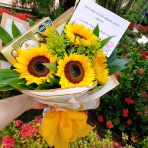 Bouquet Girasol sencillo