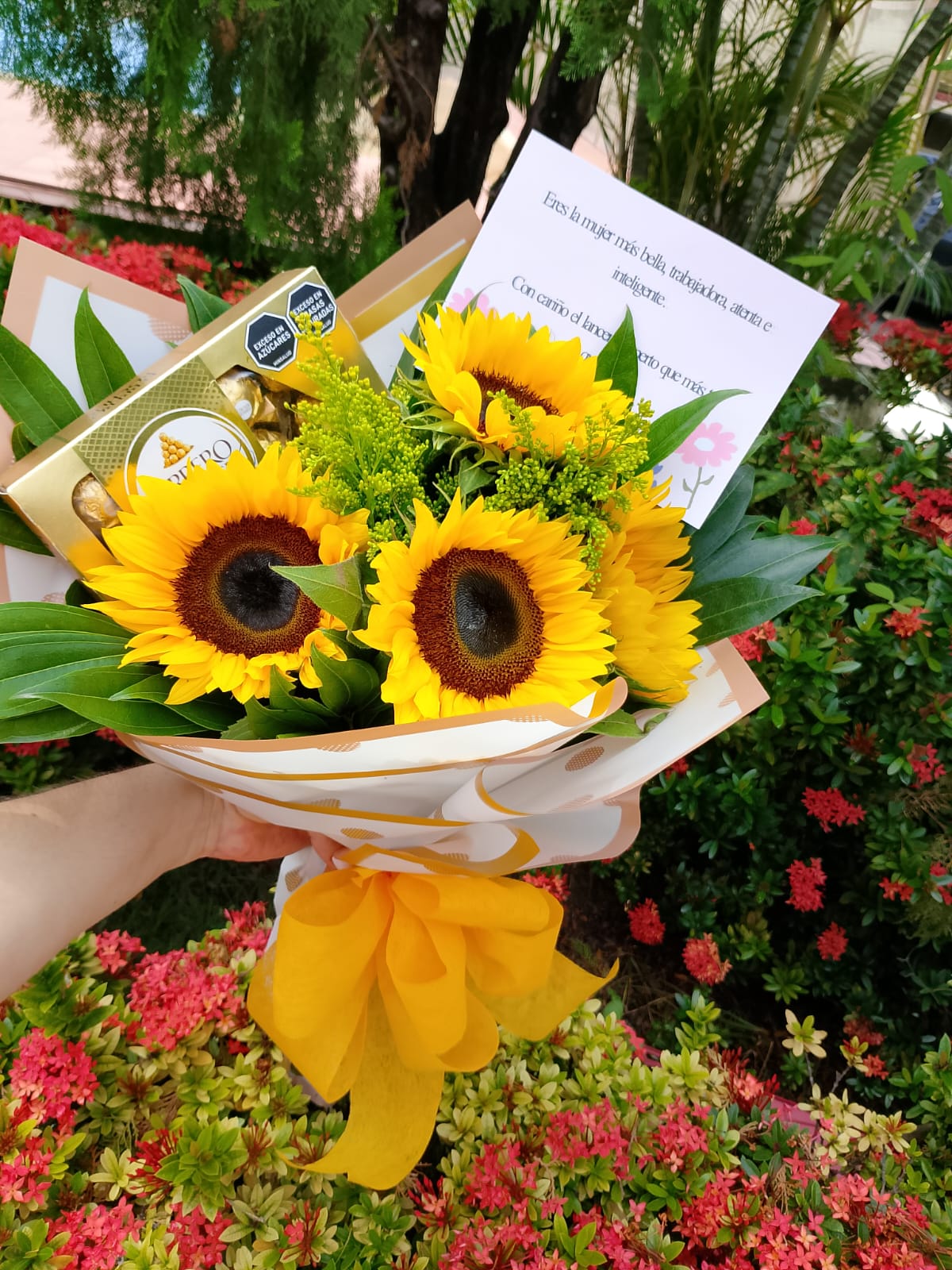 Bouquet Girasol sencillo