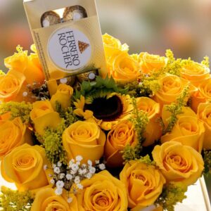 Caja un amor amarillo